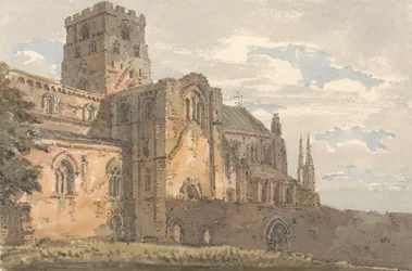 Cathédrale de Carlisle, Cumberland, vue du sud-ouest